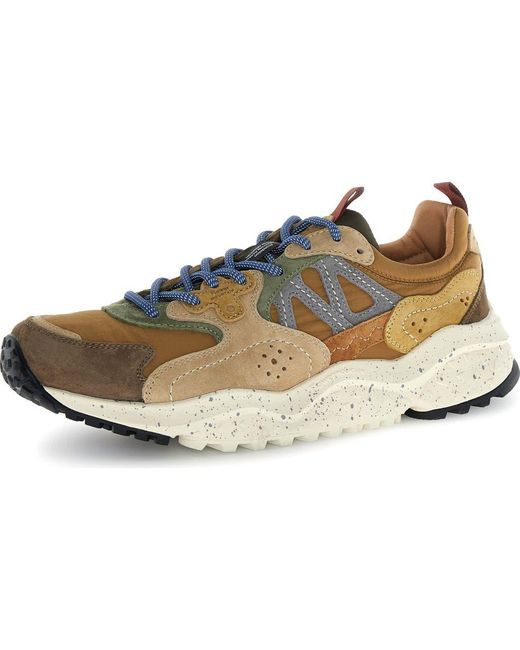 Flower Mountain Blue Solin Sneaker for men