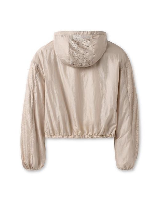 Ugg Blue Chiara Hooded Nylon Jacket