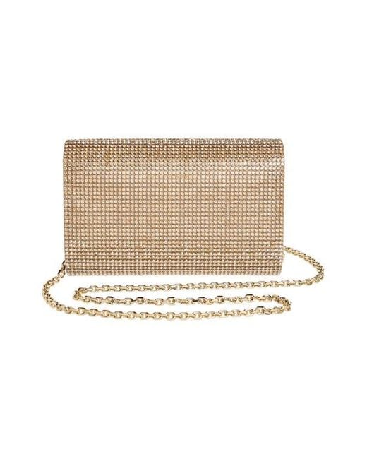 Judith Leiber Natural Fizzy Beaded Clutch