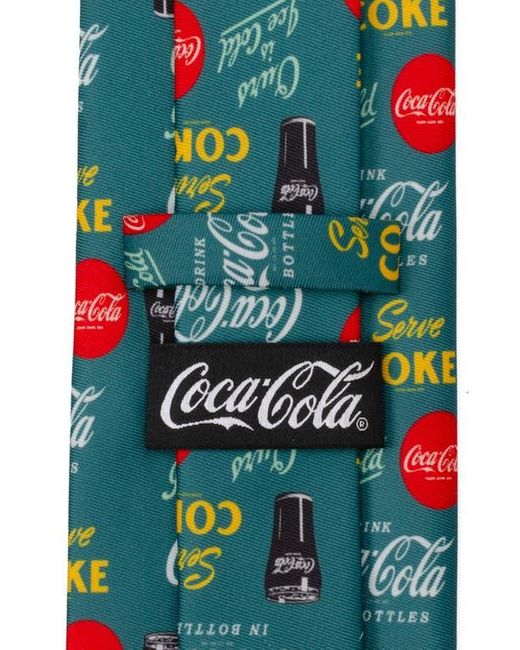 Cufflinks Inc. Green Coca-Cola Tie for men