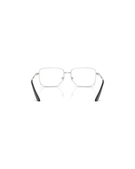 Versace Metallic 57Mm Rectangle Optical Glasses for men