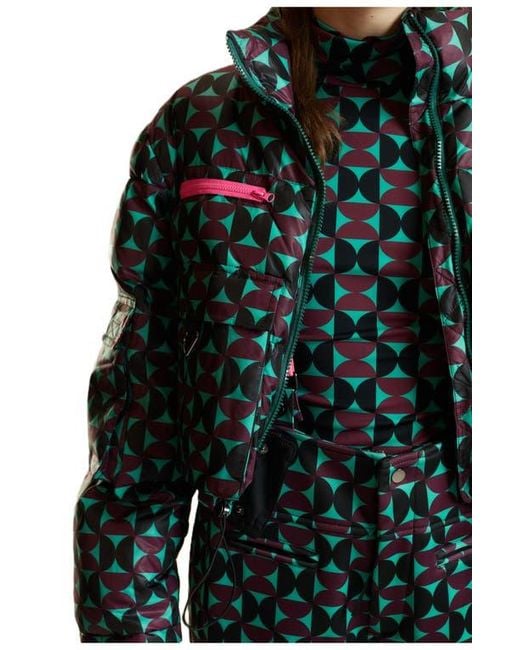 Cynthia Rowley Green Turtle Neck Lycra Top