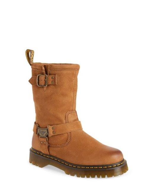 Dr. Martens Brown Anistone Harness Boot