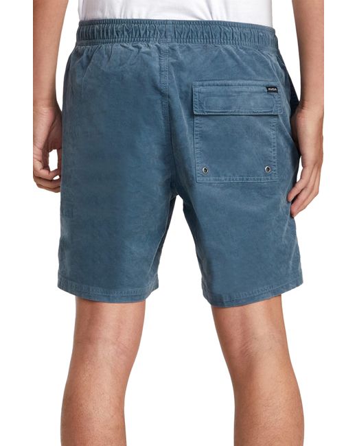 RVCA Blue Escape Corduroy Shorts for men