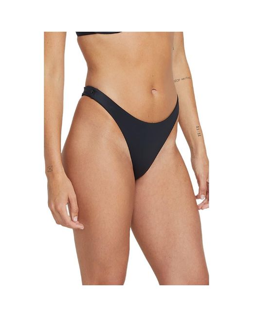 Volcom Blue Simply Seamless Tiny Bikini Bottoms