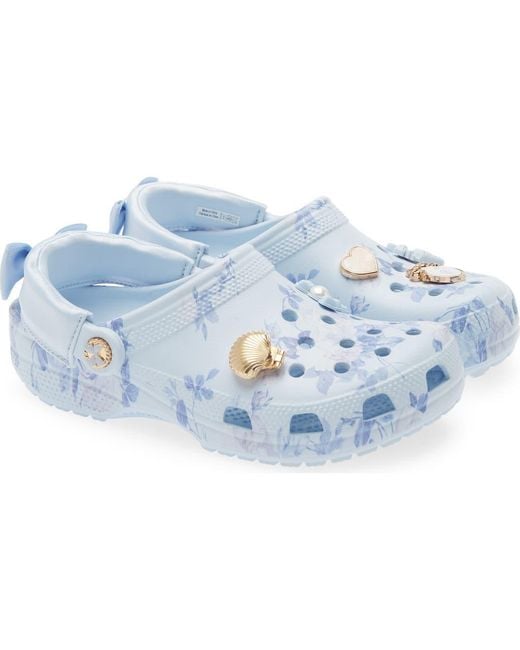 Crocs™ X Loveshackfancy Floral Classic Clog in Blue | Lyst