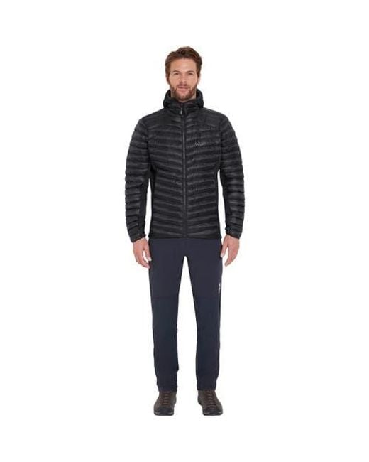 Rab Black Cirrus Flex Hooded Jacket for men