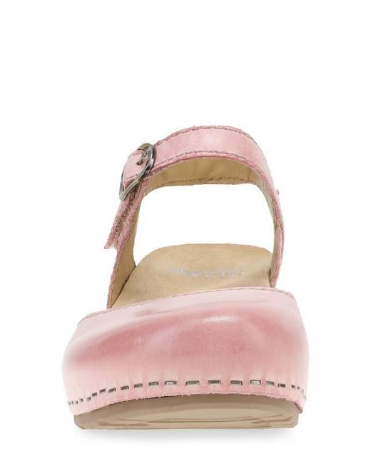 Dansko Pink Tiffani Wedge Pump