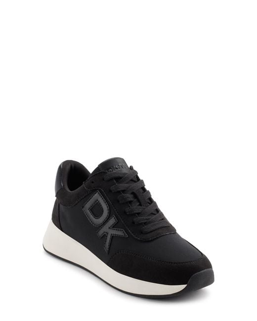DKNY Black Monogram Sneaker