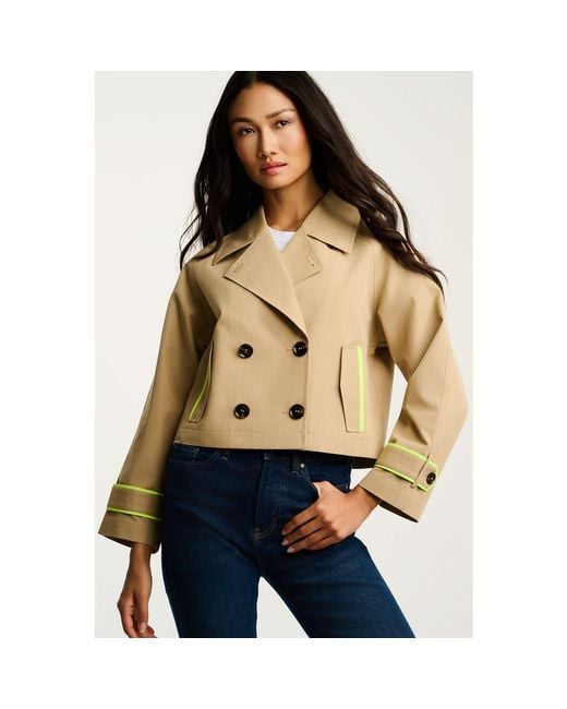 Lisa Todd Blue Trench Jacket
