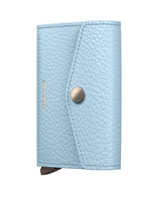 Secrid Blue Envelope Wallet Pebble