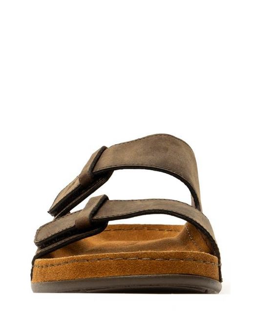 Rodd & Gunn Brown Ranfurly Slide Sandal for men
