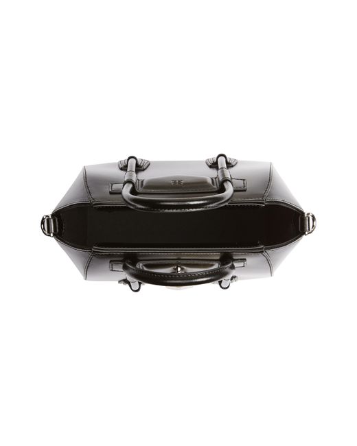 Givenchy Black Mini Antigona Lock Leather Satchel