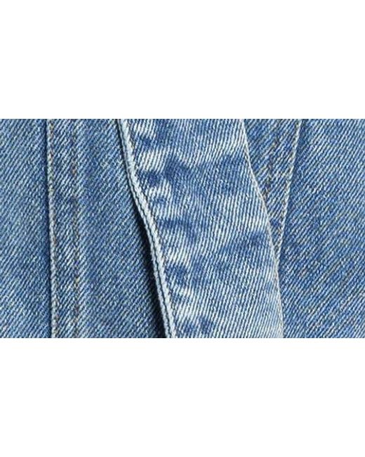 Thread & Supply Blue Nevada Belted Denim Jacket