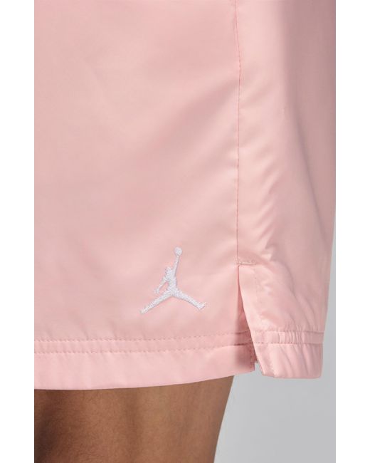 Nike Pink Essential Poolside Drawstring Shorts for men
