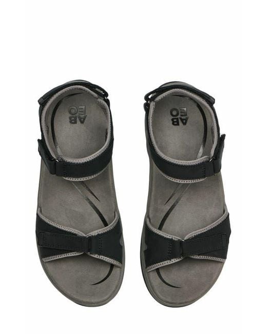 ABEO Black Goleta Sandal