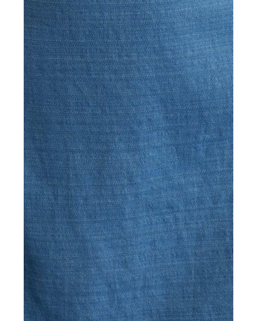 Bella Venice Blue Open Back Minidress