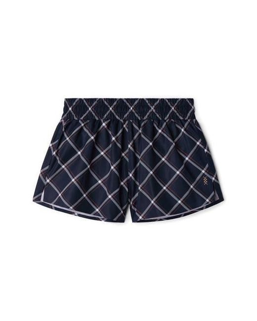 Rhone Blue Mirage Windowpane Plaid Upf 50+ Shorts