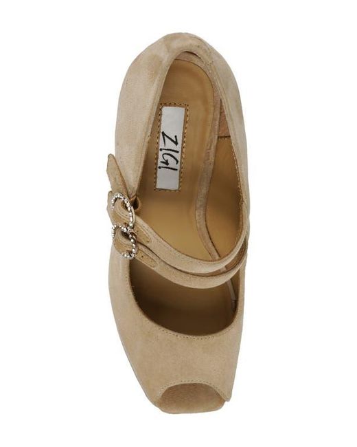 Zigi Natural Vennus Platform Wedge Sandal