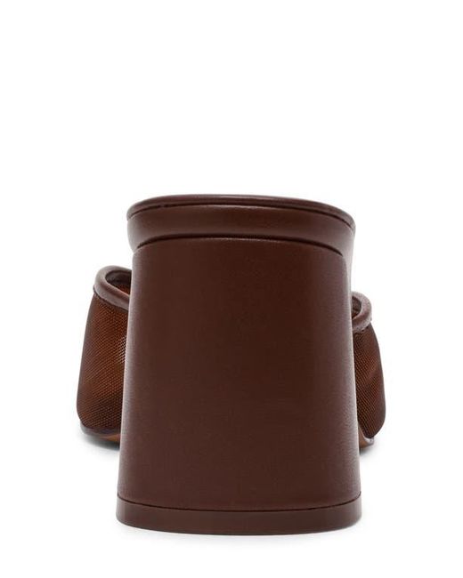 Steve Madden Brown Madame Block Heel Sandal