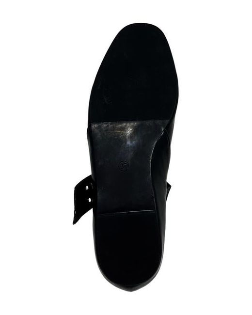 Shu Shop Black Buckle Flat