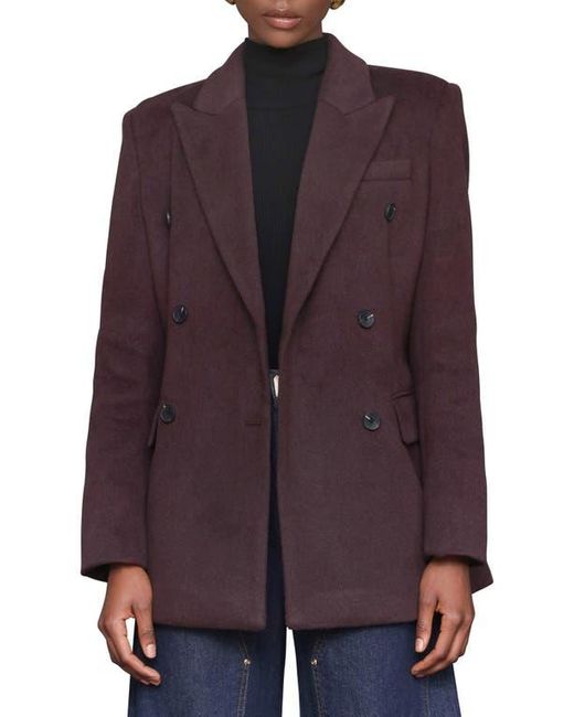 Avec Les Filles Purple Hourglass Blazer Coat