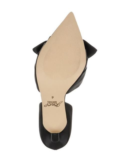 Badgley Mischka Black Emelia D'Orsay Pointed Toe Pump