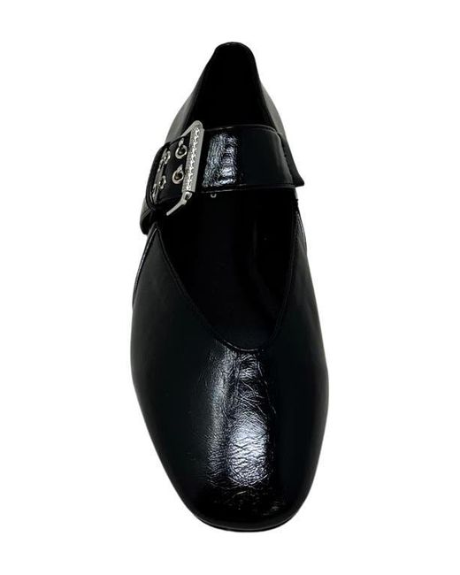 Shu Shop Black Buckle Flat
