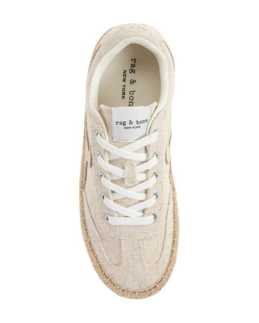 Rag & Bone White Retro Espadrille Sneaker