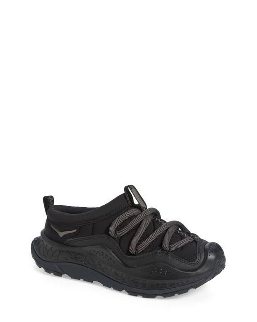 Hoka One One Black Gender Inclusive Ora Recovery Slip-On Sneaker