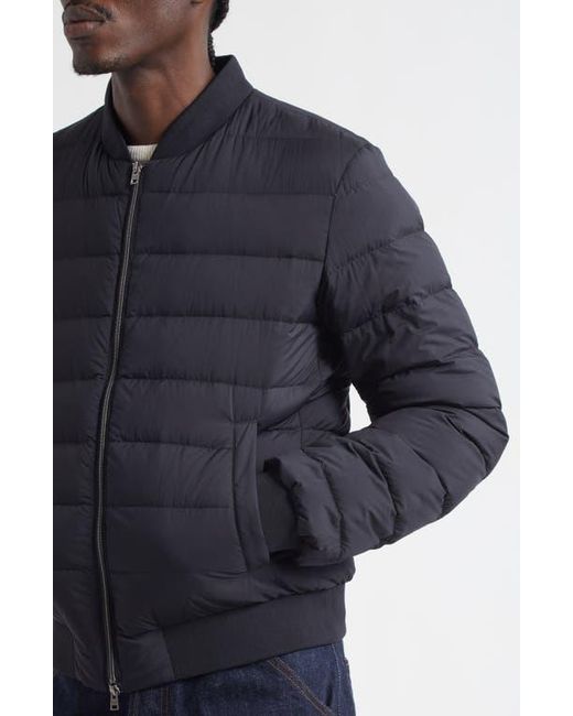 Herno Black L'Aviatore Matte Nylon Down Puffer Jacket for men