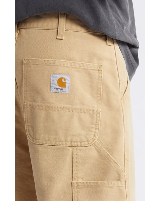 Carhartt Natural Organic Cotton Canvas Carpenter Shorts for men