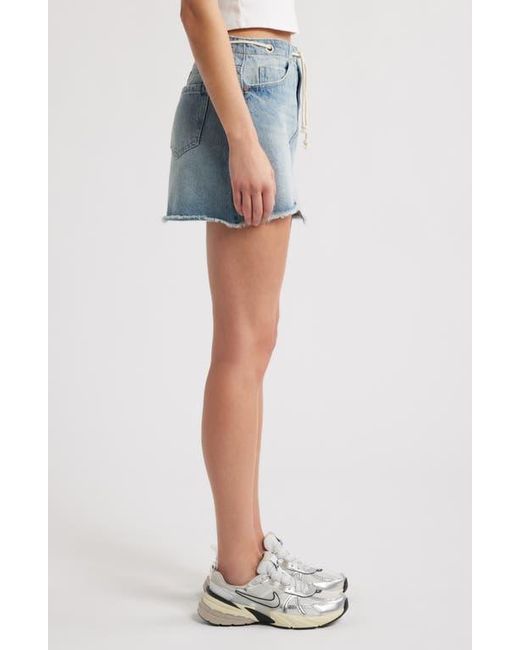 PTCL Blue Ridge Drawstring Waist Cutoff Denim Shorts