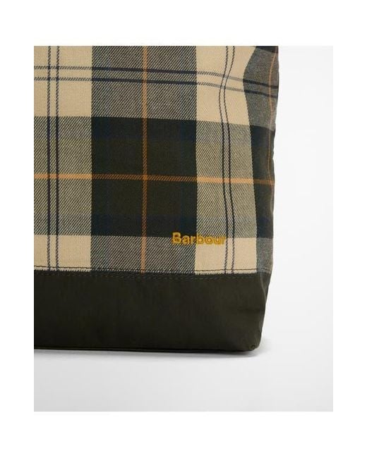 Barbour Black Mya Patchwork Cotton Tote