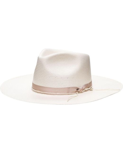 Stetson White Jw Marshall Straw Hat