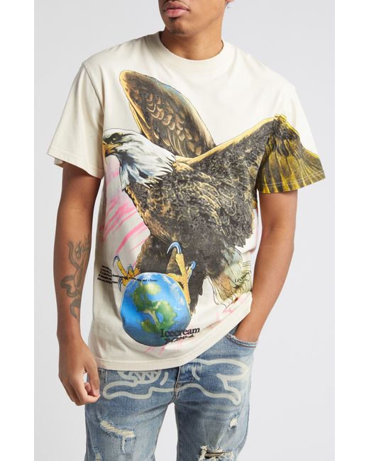 ICECREAM Multicolor Fear Of A Rich Planet Graphic T-shirt for men
