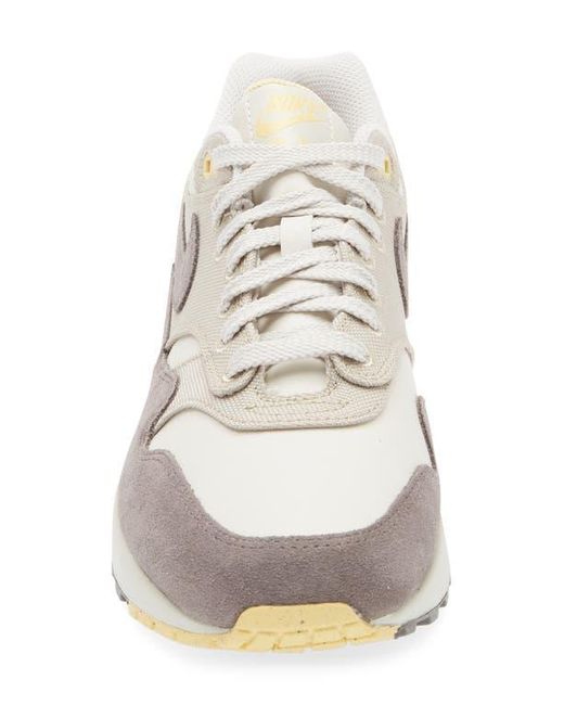 Nike White Air Max 1 Premium Sneaker for men