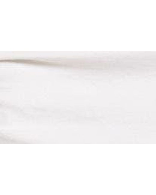 Rick Owens White Asymmetric Side Slit Cotton Jersey Maxi Skirt