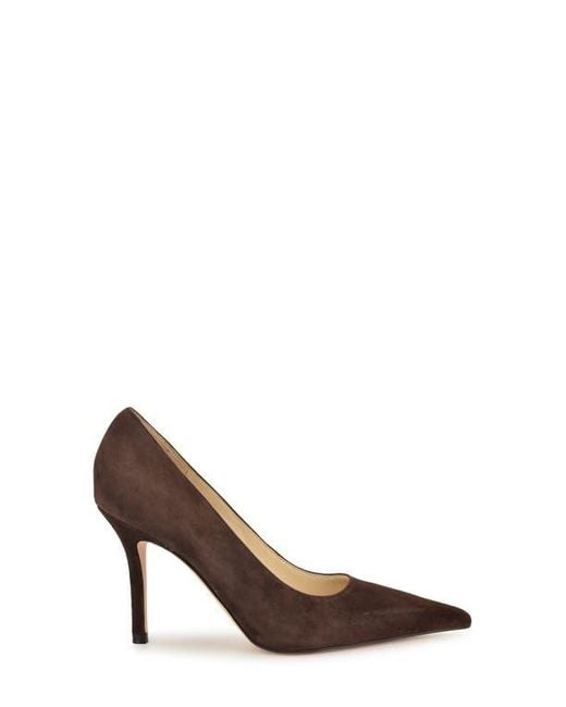 Nine West Brown Gemmha Pointed Toe Pump