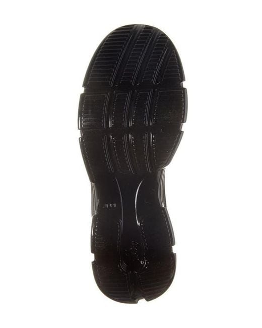 Simone Rocha Black Classic Crisscross Strap Tracker Sneaker