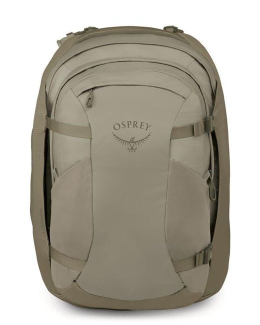Osprey Green Farpoint 55-Liter Travel Pack for men