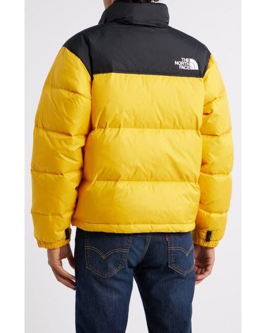 The North Face Orange 1996 Retro Nuptse 700 Fill Power Down Packable Jacket for men