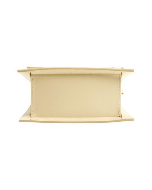 Jacquemus Natural Le Chiquito Moyen Leather Top Handle Bag