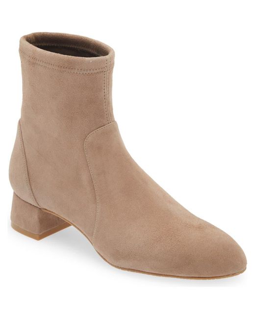 Brown sock bootie outlet
