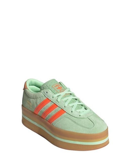 Adidas Green Gazelle Stack Platform Sneaker