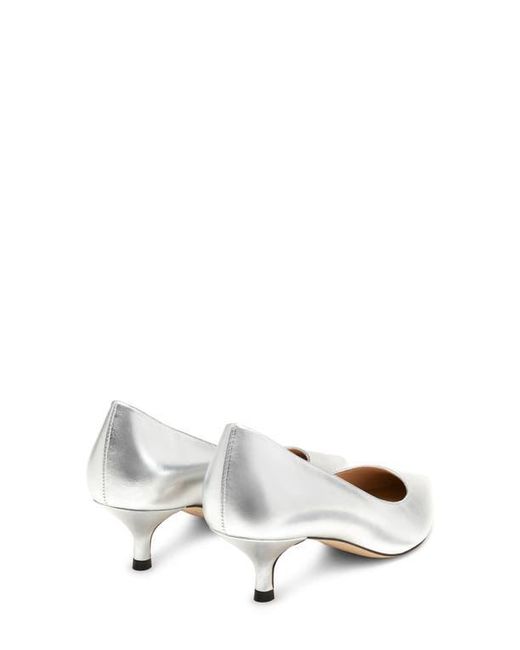 Stuart Weitzman White Stuart Power 50 Pump
