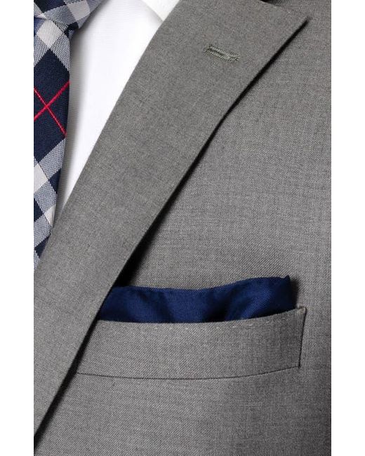 Cufflinks Inc. Blue Silk Pocket Square for men