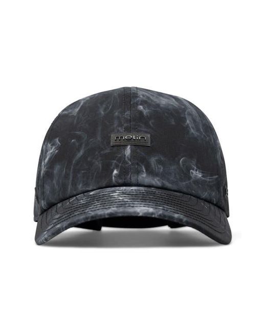 Melin Black Legend Hydro Performance Dad Hat for men