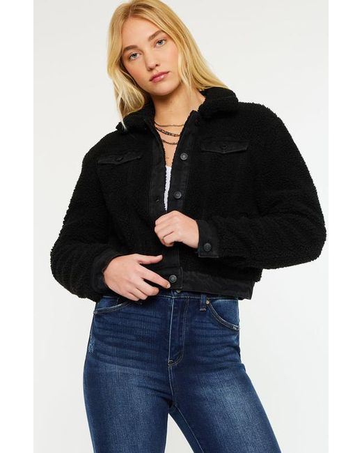 Kancan Black Monet Cropped Jacket