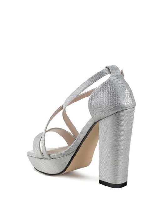 Touch Ups White Chloe Platform Sandal